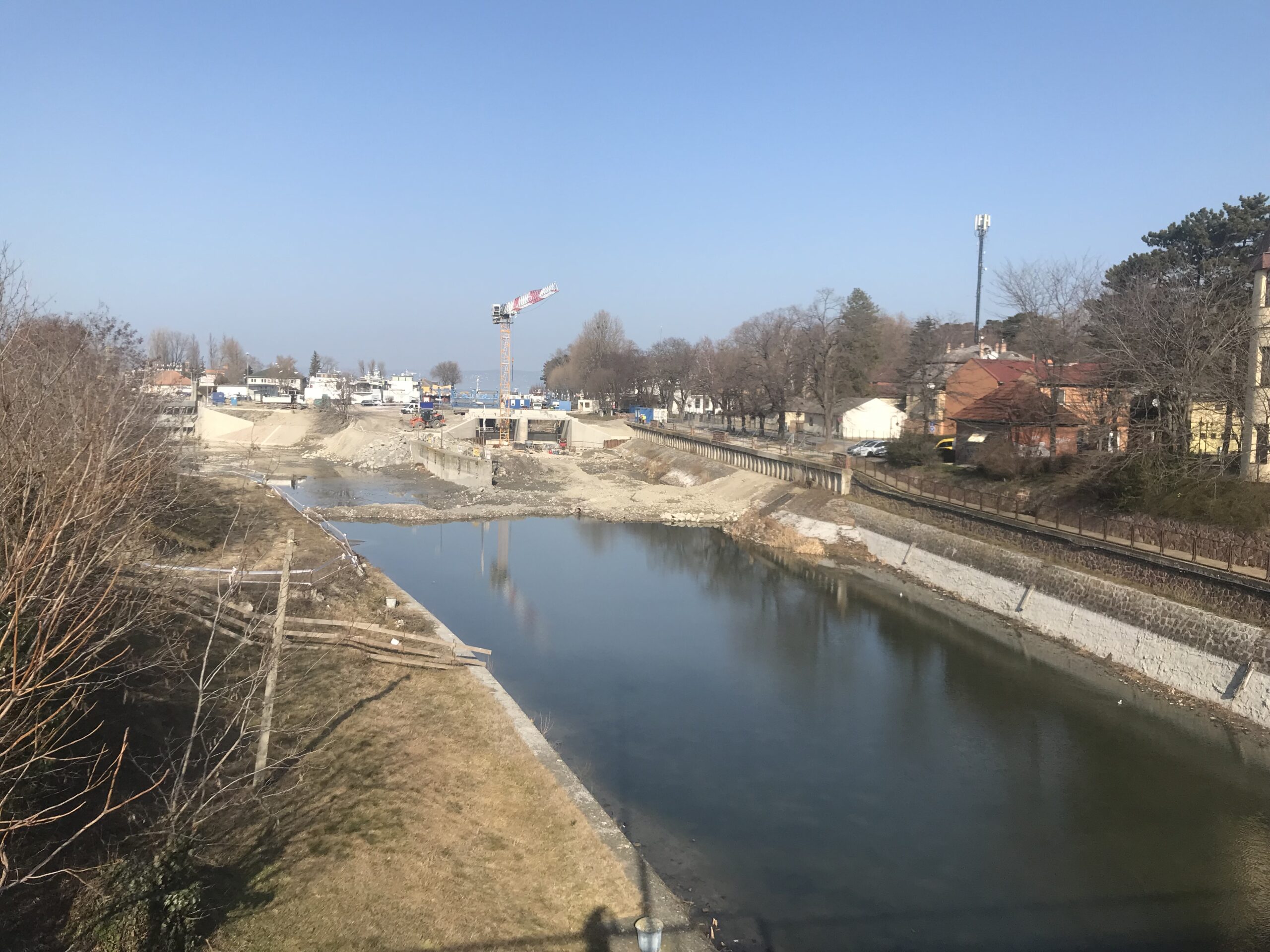 Megújul a zsilip a Sió-csatornán