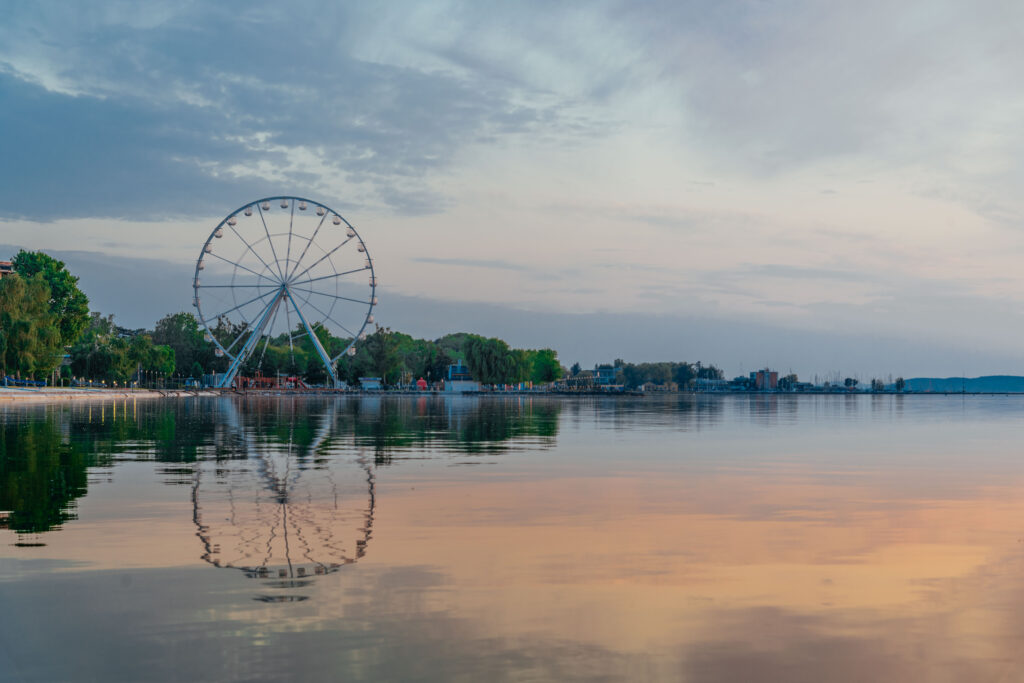 Siófok Óriáskerék panoráma