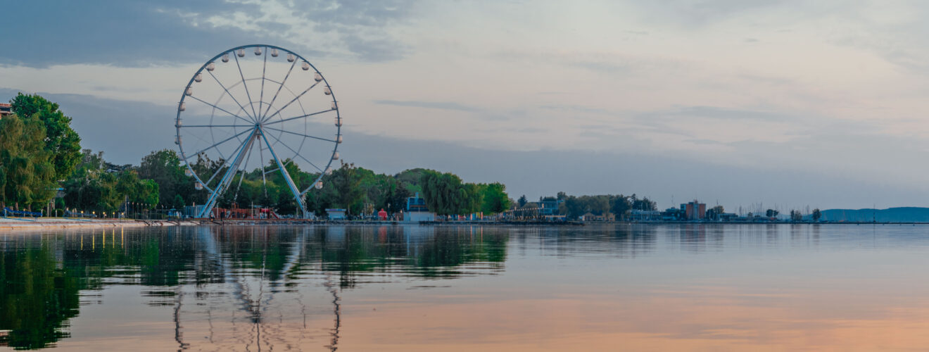 Siófok Óriáskerék panoráma